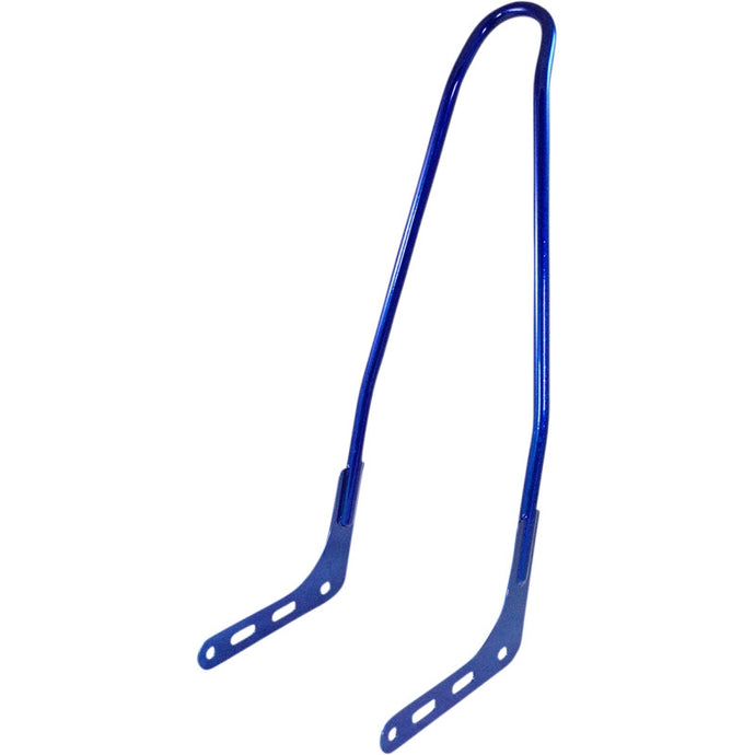 Motherwell 156T-18-BLUE One-Piece Sissy Bars - 25in. - Blue