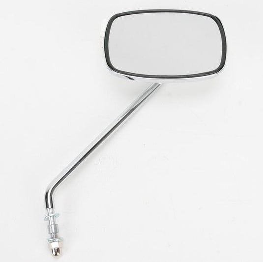 Emgo 20-21711 Universal Screw-In Mount Mirror - Custom Screw-In - Long Stem - Right