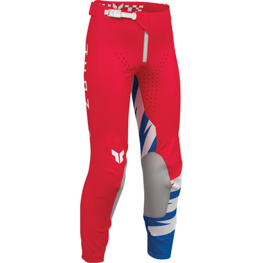 Thor Launchmode Shockie Youth Pants (20, Red/Blue)
