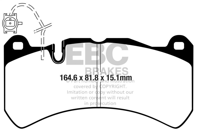 Load image into Gallery viewer, Ebc DP42355R EBC Yellowstuff Brake Pad Sets
