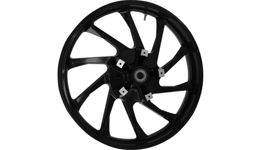 Coastal Moto 3D-HUR213SB Precision Cast Hurricane 3D Front Wheel - 21in. x 3.5in. - Solid Black