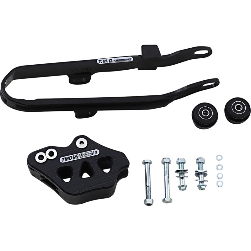 T.M. Designworks DCK-HQV-BK Dirt Cross Multi-Purpose Chain Slide-N-Guide Kit FE1 Guide - Black