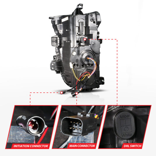 Anzo 111619X-L ANZ LED/Projector Headlights