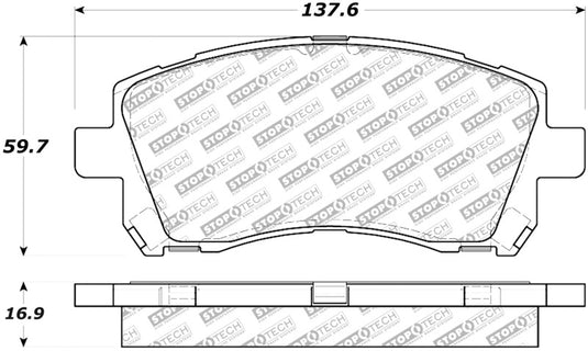 Stoptech 305.07210 ST Street Brake Pads