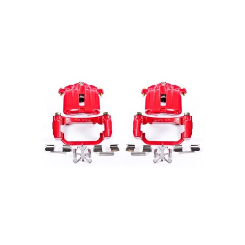 Load image into Gallery viewer, Powerstop S4854 PSB Red Calipers
