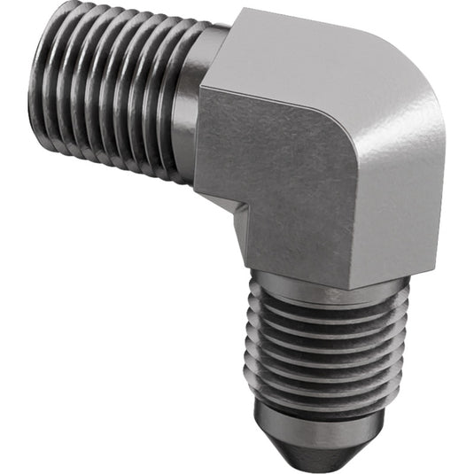 Goodridge P822-03P3 Brake Adapter - -3 to 1/8in. - 90deg. - NPT Fitting