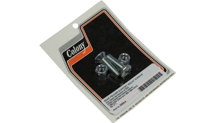 Colony 3355-4 Rear Fender Support Mounting Screws And Nut