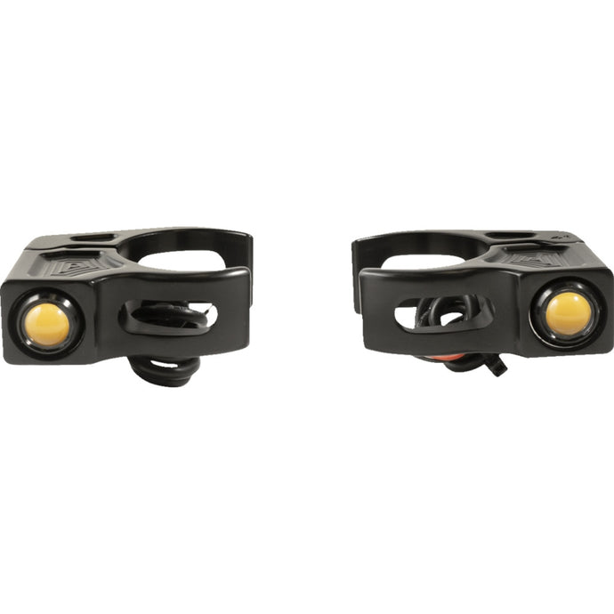 Joker Machine 05-222-1 Fork-Mount Turn Signal - Gloss black Anodized