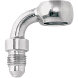 Goodridge P599-03-04BK Universal 90deg. Banjo Fitting - 7/16in. - Ebony