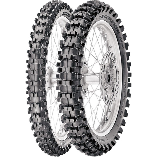 Pirelli 2588400 Scorpion MX32 Mid-Soft Rear Tire - 100/90-19