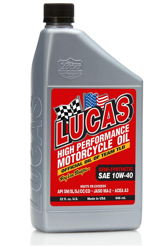 Lucas Oil 10793 High Performance Synthetic Oil - 10W40 - 1qt.