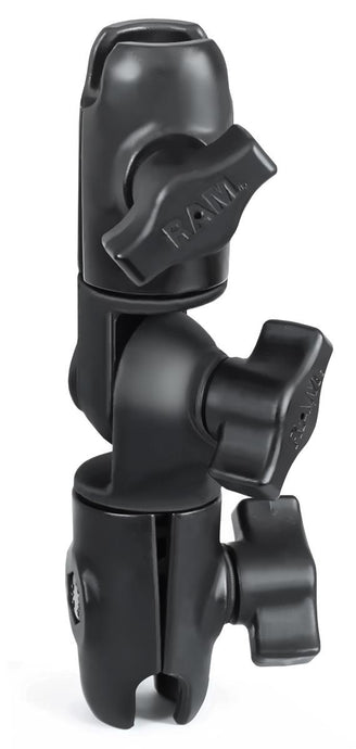 Ram Mounts RAP-B-200-2U RAM Double Socket Swivel Arm for 1in. Ball Bases (Overall Length: 6.25in.)