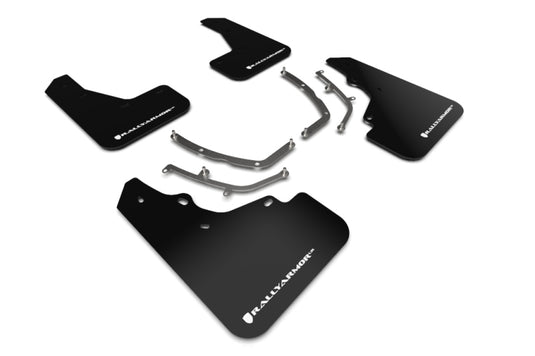 Rally Armor MF61-UR-BLK/WH RAL UR Blk Flap/Wht Logo