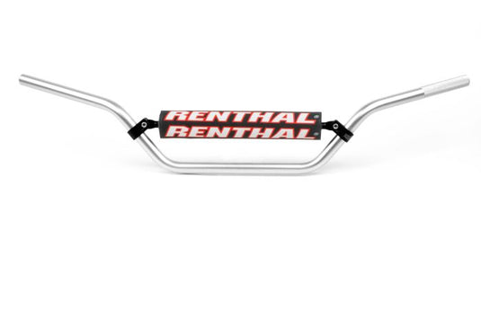 Renthal 838-01-SI-05-185 7/8in. Handlebar - Silver - Padded