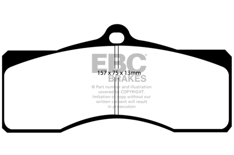 Load image into Gallery viewer, Ebc DP41155R EBC Yellowstuff Brake Pad Sets
