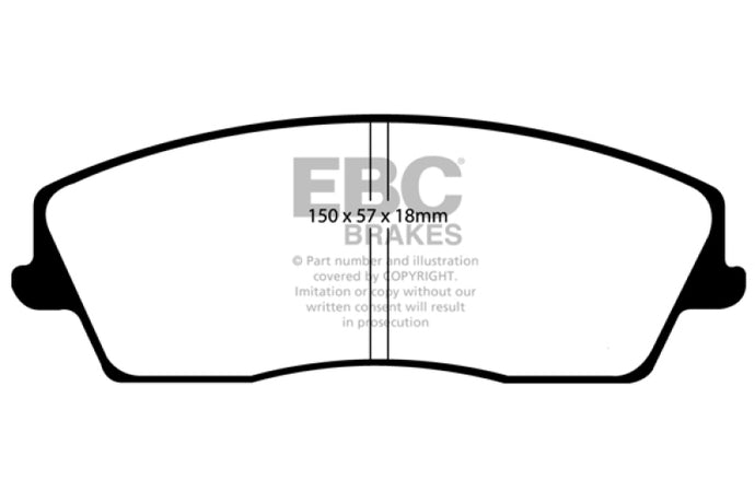 Ebc DP31723C EBC Redstuff Brake Pad Sets