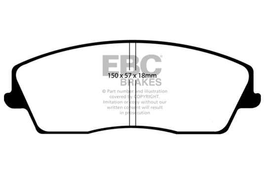 Ebc DP31723C EBC Redstuff Brake Pad Sets