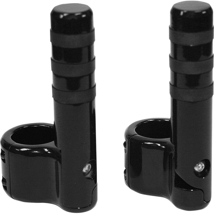 Lindby BL715 Clamp-on Wide Band Footpegs - Black