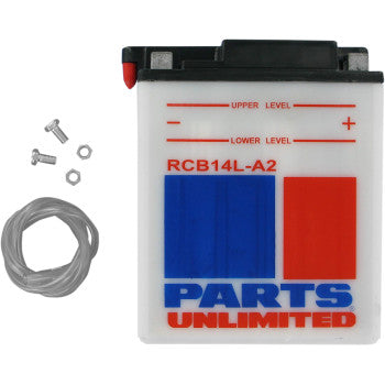 Parts Unlimited RCB14L-A2 12V Heavy Duty Battery