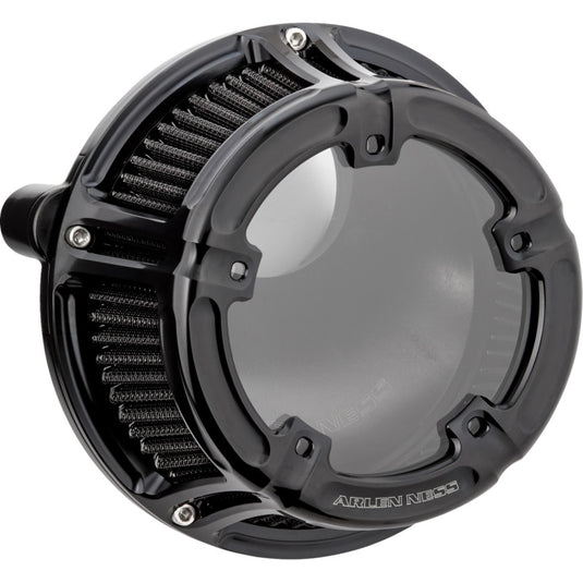 Arlen Ness 600-236 Method Clear Sucker Air Cleaner Kit - Black Anodized