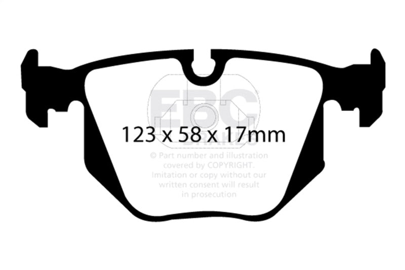 Load image into Gallery viewer, Ebc DP41118R EBC Yellowstuff Brake Pad Sets
