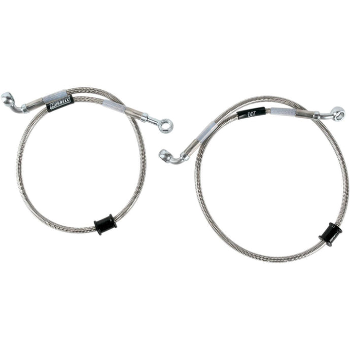 Russell R09204 Cycleflex Brake Line Two-Line Race Kit