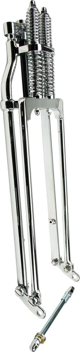 Harddrive 061-400 Tapered Leg Springer  Forks - +2in.  - Chrome