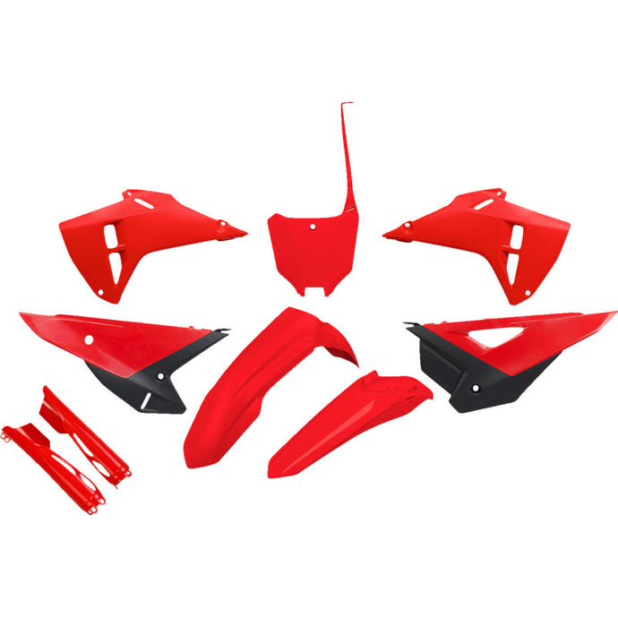Ufo Plastics HOKIT127F@999 Replacement Plastic Body Kit - Red/Black