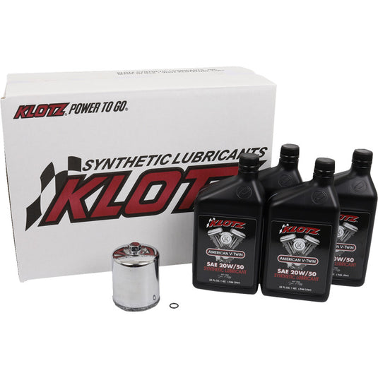 Klotz Oil KH-105 Basic Oil Change Kit - 20W/50 - 4qt.