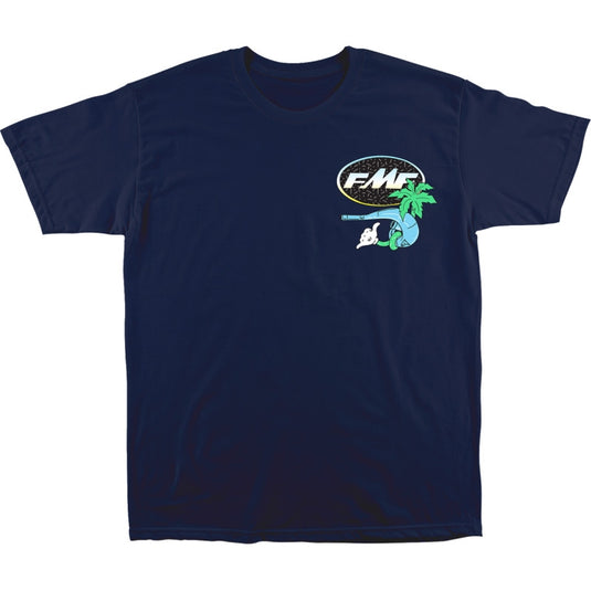 Fmf Racing Day-Glo T-Shirt (Large, Navy)