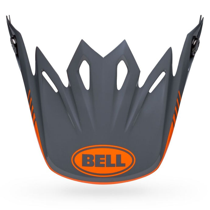 Bell Helmets Visor for Moto-9 MIPS Louver Helmets - Gloss Black/Orange