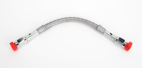 Goodridge D-80306 Universal DOT Clear Coat Brake Hose with Chrome Ends - 6in.