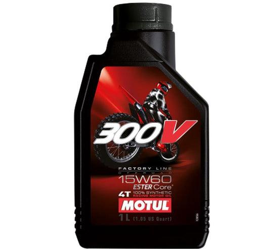 Motul 104137 300V Offroad Synthetic Motor Oil - 15W60 - 1L.