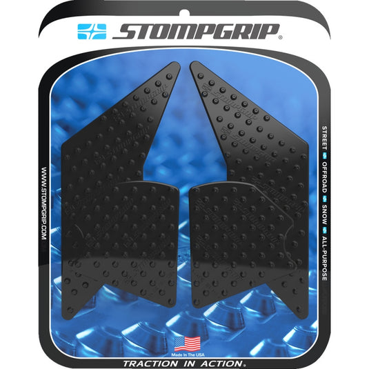 Stompgrip 55-10-0196B Volcano Profile Traction Tank Grip - Street - Black