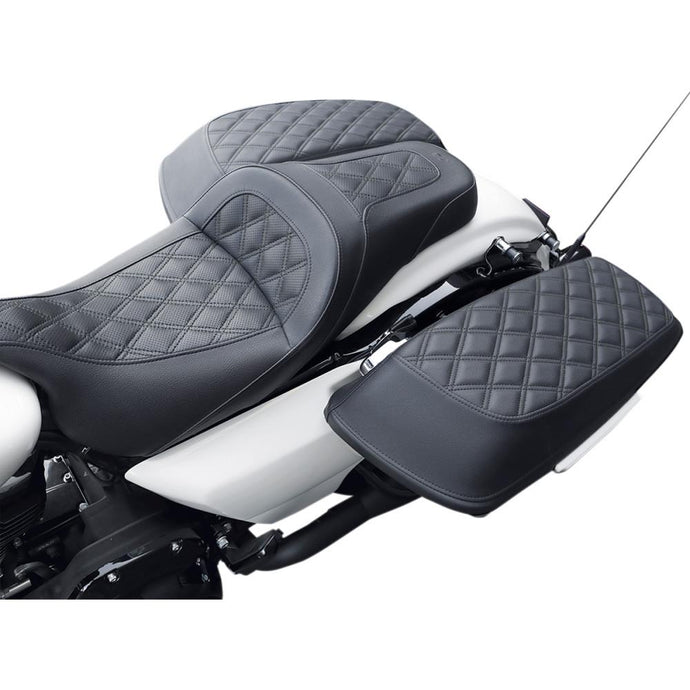 Saddlemen L870-14-LS Lattice Stitch Saddlebag Lid Cover