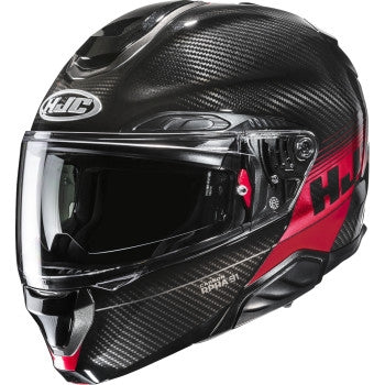 Hjc RPHA 91 Carbon Elig Helmet (Large, Red (MC-1))