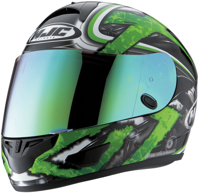 Hjc HJ-S2 RST Color Mirror Coated Shield - Green