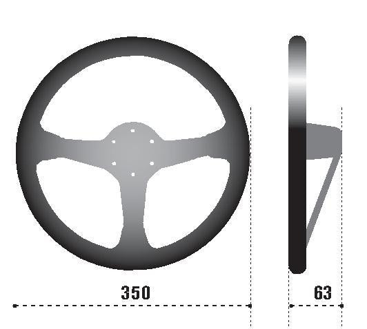 Sparco 015L800PL SPA Steering Wheel