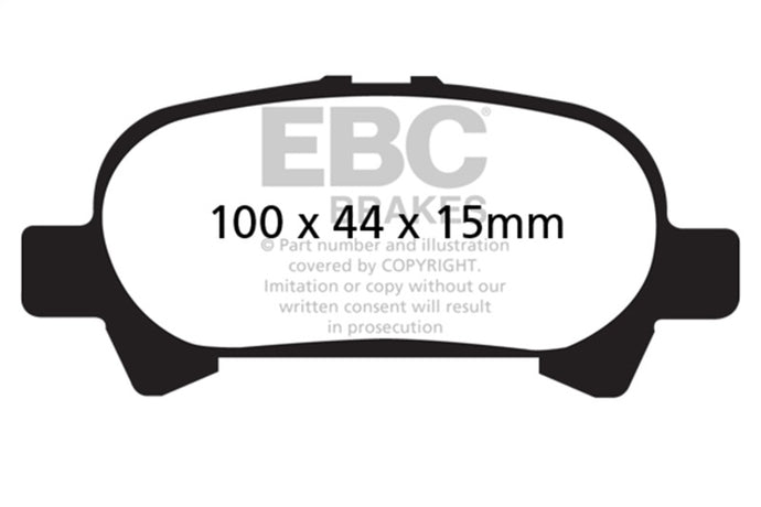 Ebc DP41715R EBC Yellowstuff Brake Pad Sets