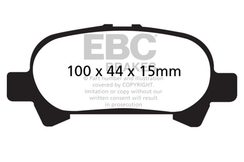 Load image into Gallery viewer, Ebc DP41715R EBC Yellowstuff Brake Pad Sets
