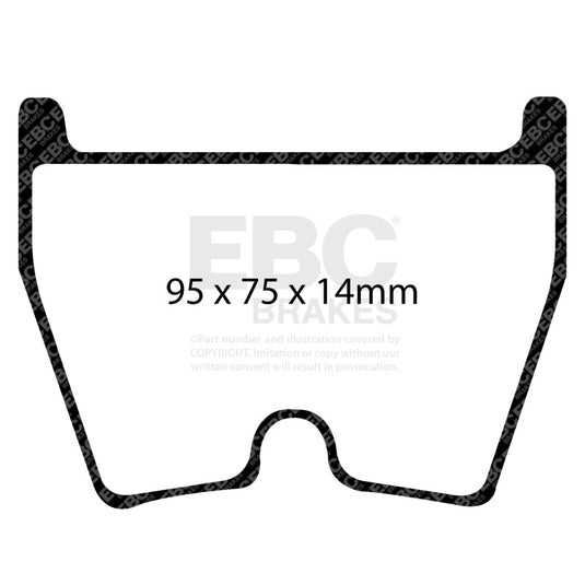 Ebc DP81513RPX EBC RP-X Brake Pad Sets