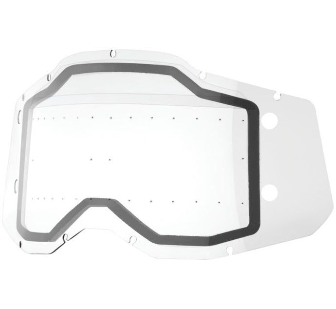 100% Forecast 2 Lens Dual Pane - Clear with Bumps