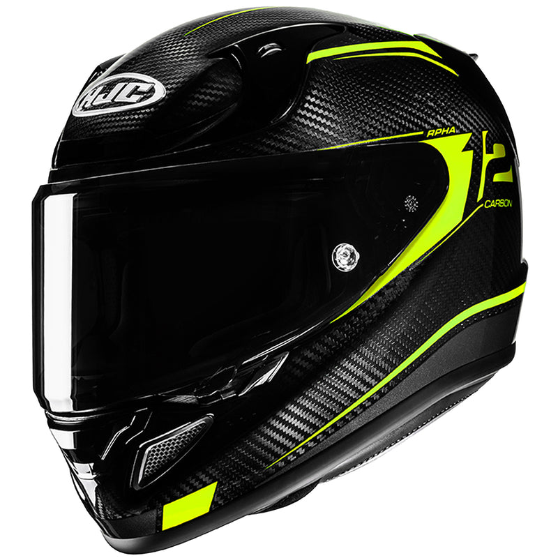 Load image into Gallery viewer, Hjc RPHA 12N Carbon Keres Helmet (XX-Large, Hi-Viz Yellow (MC-3H))
