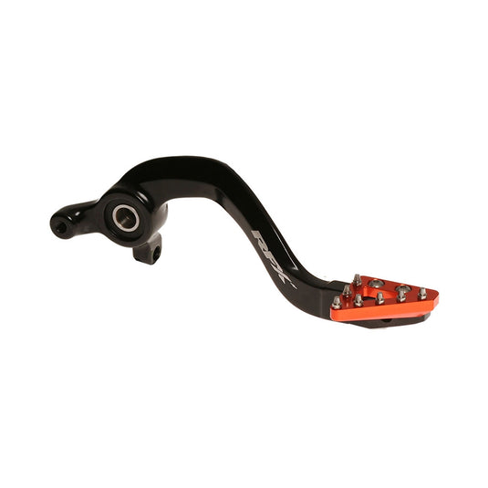 Rfx FXRB 50900 99OR Pro Series Rear Brake Pedal with Folding Tip - Orange