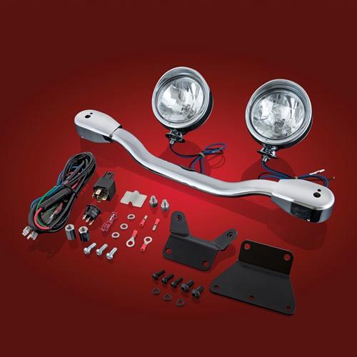 Show Chrome 63-205 Elliptical Driving Light Kit - 3 1/2in. Diameter