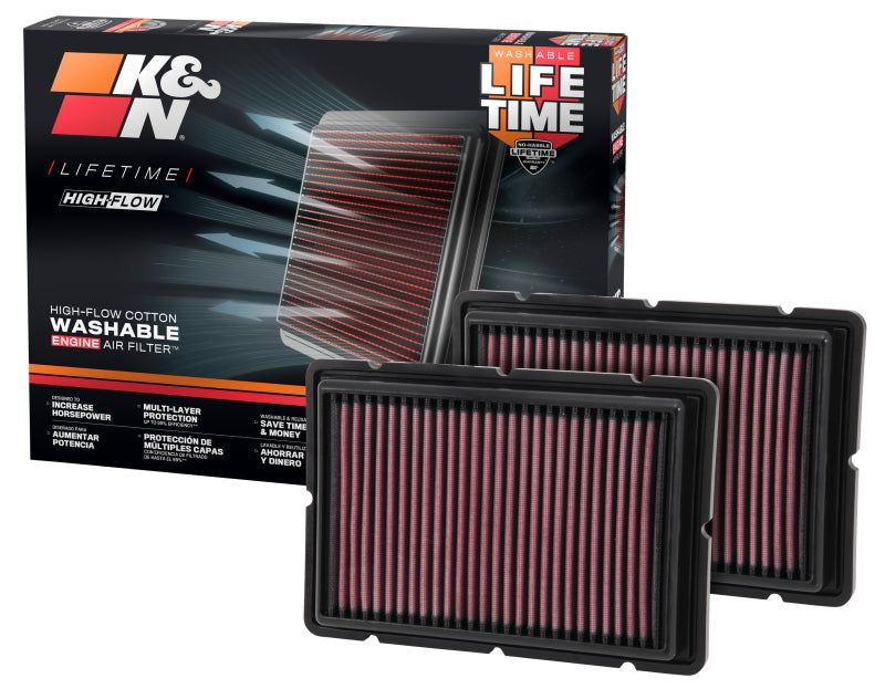 Load image into Gallery viewer, K&amp;N Engineering 33-2494 KN Drop in Air Filters
