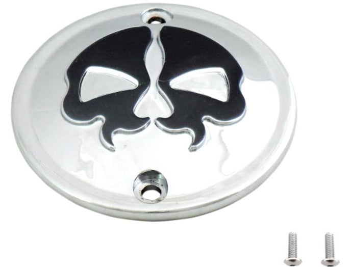 Drag Specialties 0940-1616 Split Skull Points Cover - Chrome