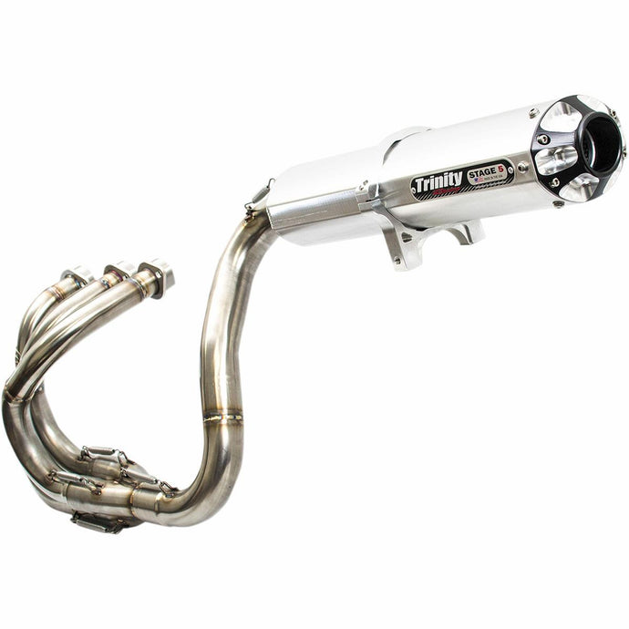 Trinity Racing TR-4155F Stage 5 Exhaust System - Brusehd Mufller