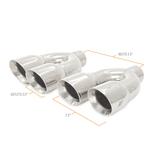 Mishimoto MMEXH-TIP-QY25P MM Universal Muffler