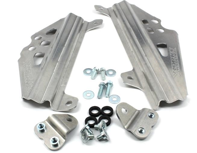 Works Connection 18-496 Radiator Brace - Silver